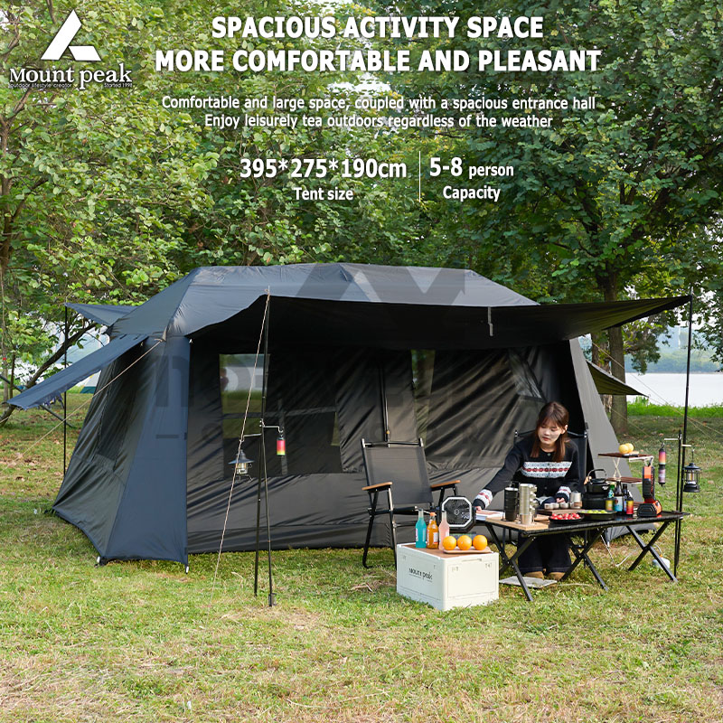 Outdoor Camping Outfit - Mount Peak Automatic Large Camping Tent