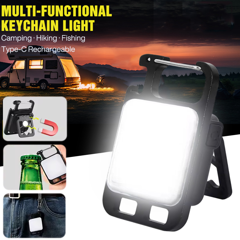 Outdoor Camping Decor - Mini Keychain Light Camping Hiking Pocket