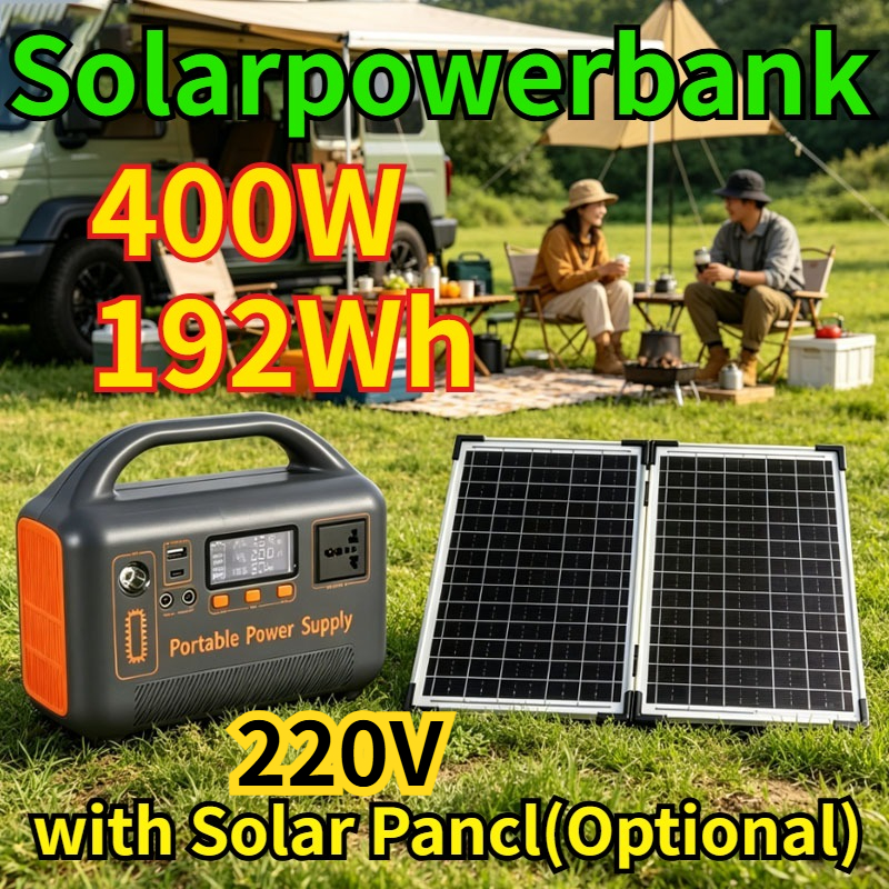 Outdoor Camping Kit - New 400W Portable Power Station 220V