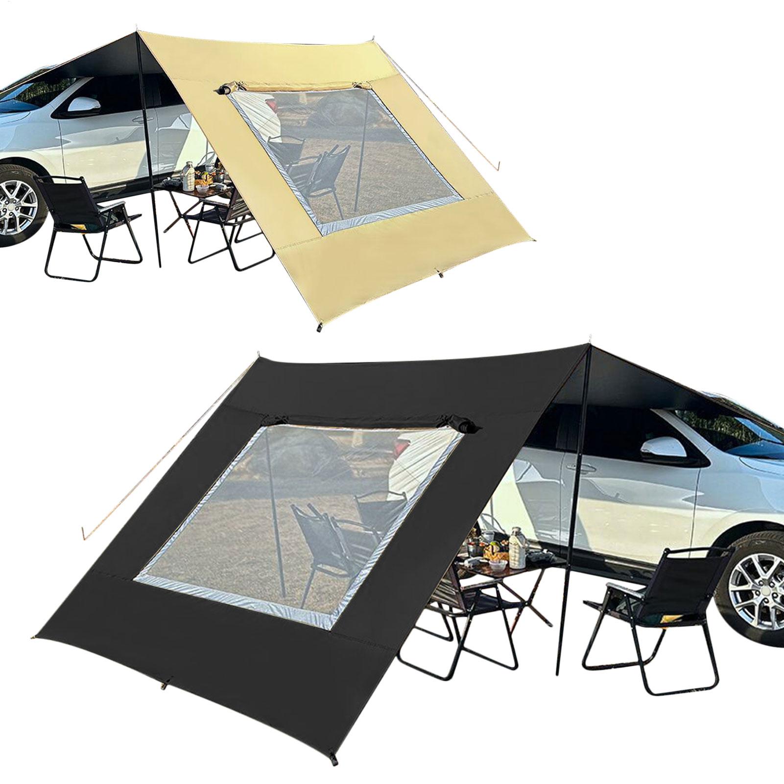 Outdoor Camping Van Tent - Car Awning UV Protection Portable Shelter