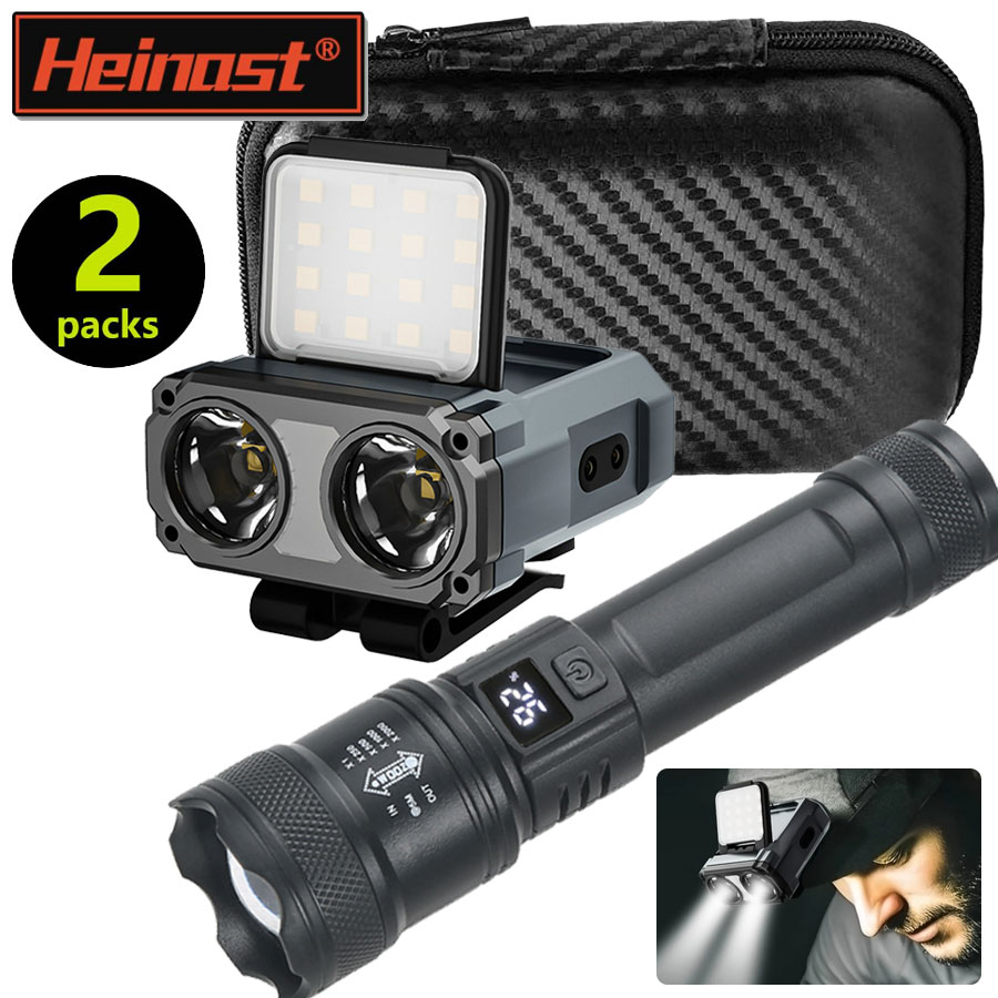 Outdoor Camping Decor - Ultra Bright Mini Rechargeable Head Lamp/Portable