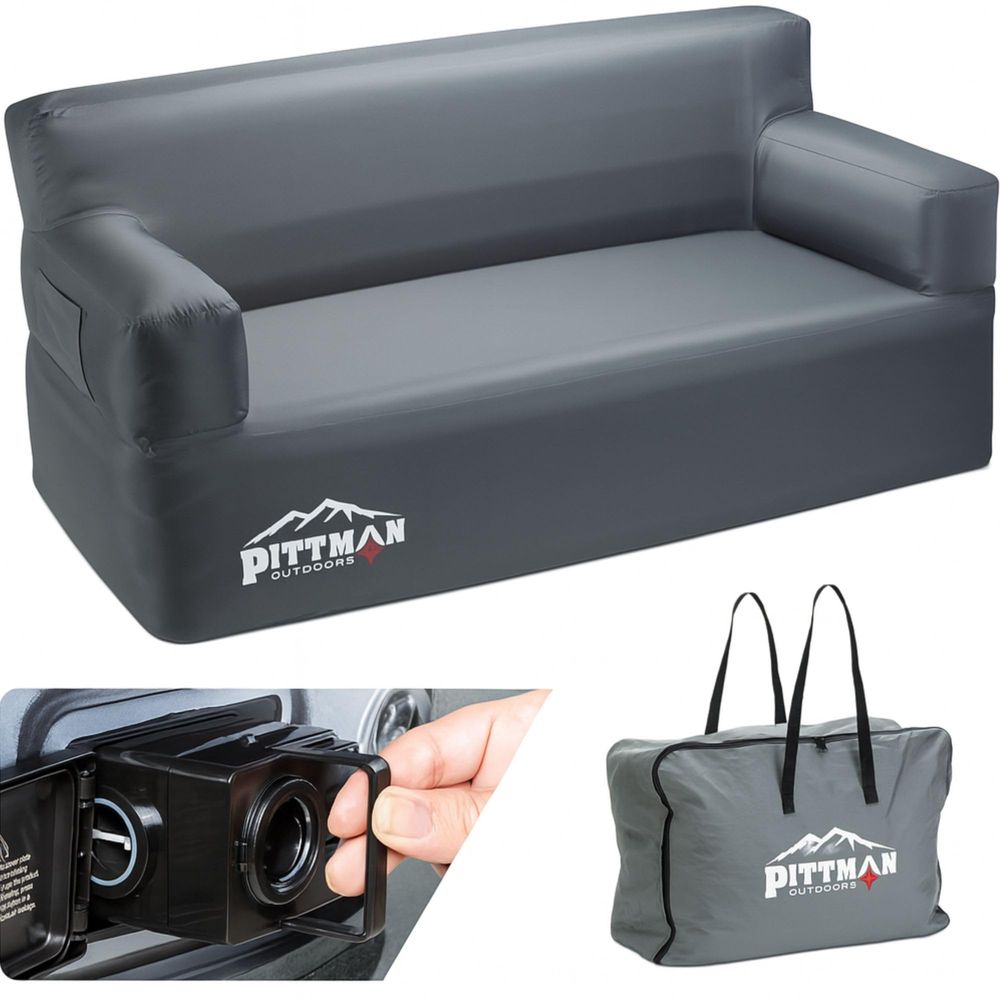 Camping Outdoor Or Indoor - Inflatable sofa with integrated pump, suitable