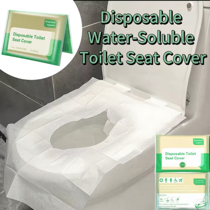Outdoor Camping Rug Waterproof - 10-300pcs Disposable Toilet Seat Cover Portable