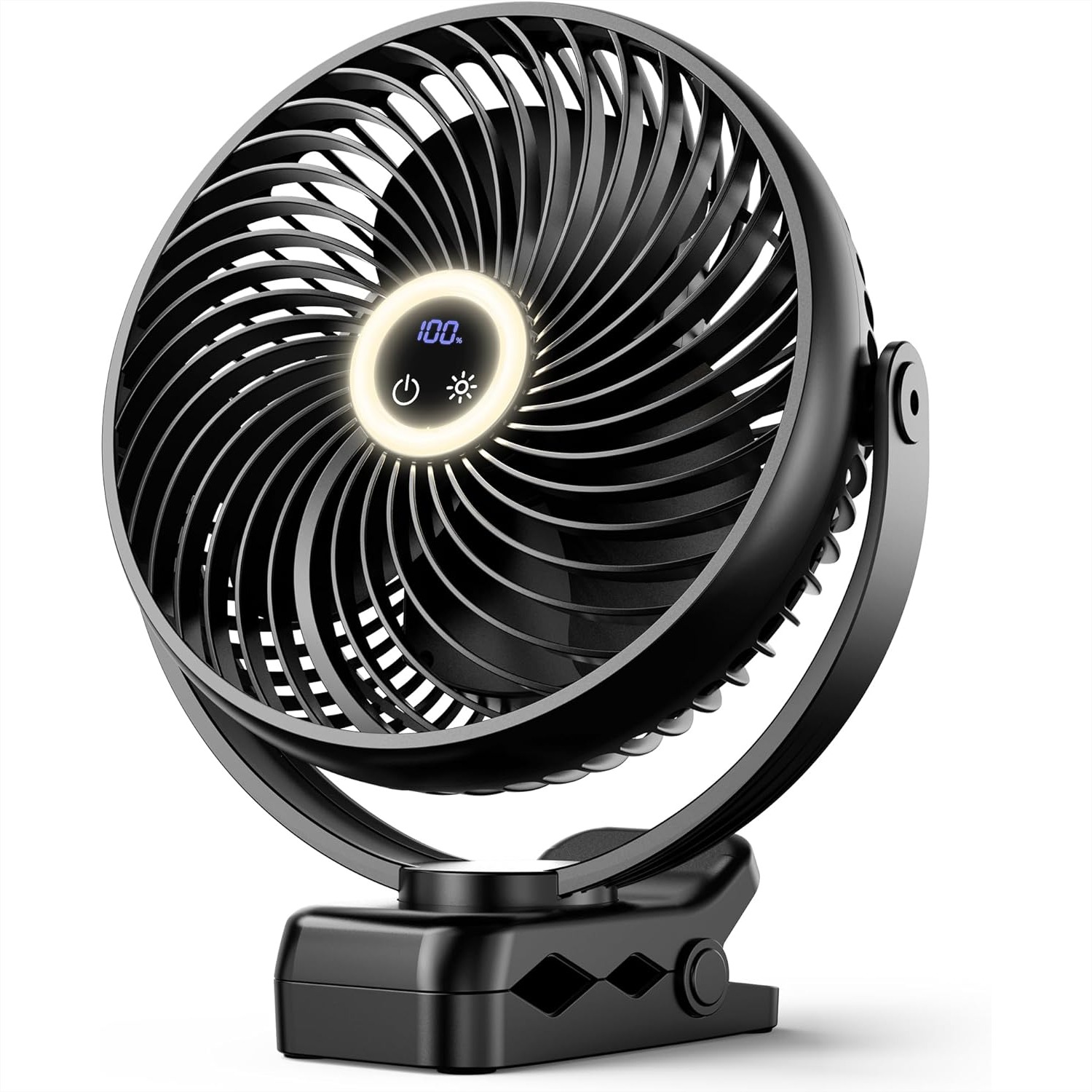 Camping Quiet - 10000mAh Portable Clip On Fan With