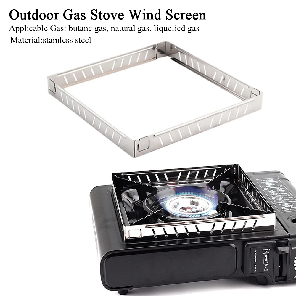 Outdoor Gas Stove Wind Screen  - Outdoor Gas Camping Oven บทวิจารณ์และราคา