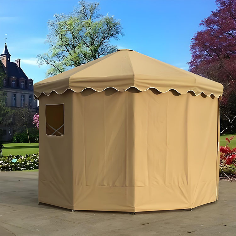 Outdoor Mongolian Tent with PV - Outdoor Camping Exhibition บทวิจารณ์และราคา