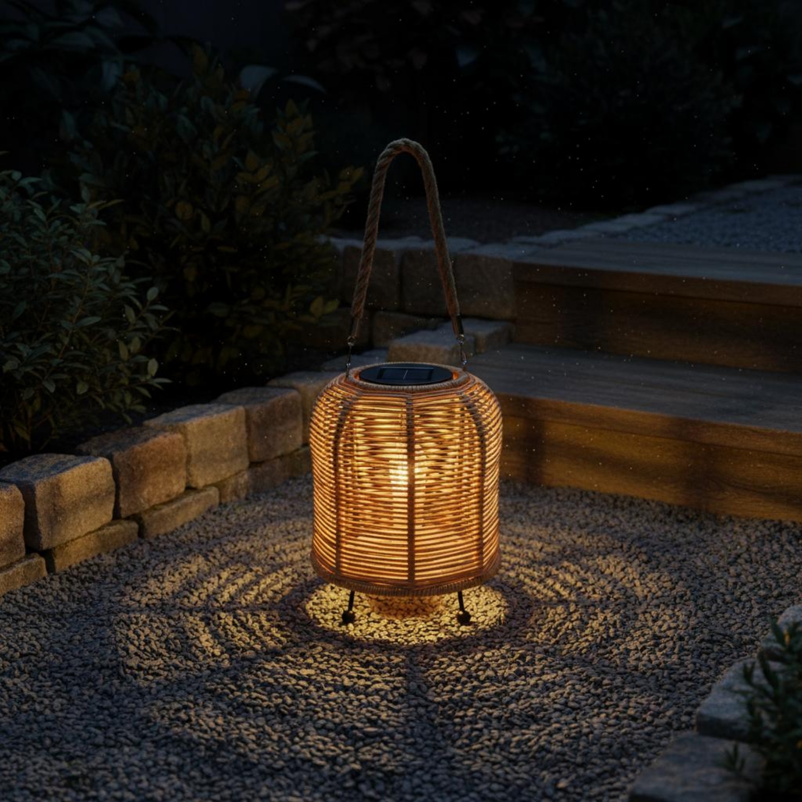 Handwoven Solar Lantern Braide - Outdoor Camping Decor บทวิจารณ์และราคา