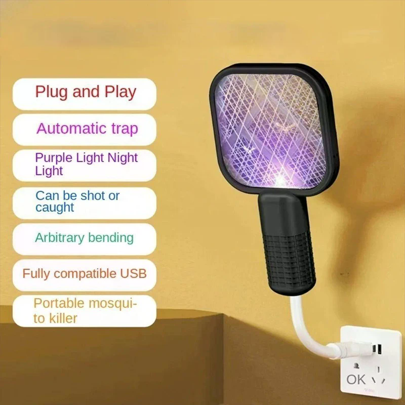 USB Mosquito Swatter Trap UV L - Outdoor Camping Bug Zapper บทวิจารณ์และราคา