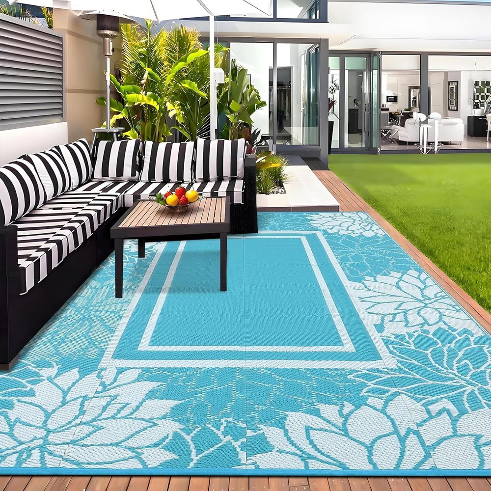 Lightweight 9x18 Outdoor Plast - Outdoor Camping Rugs 9X18 บทวิจารณ์และราคา