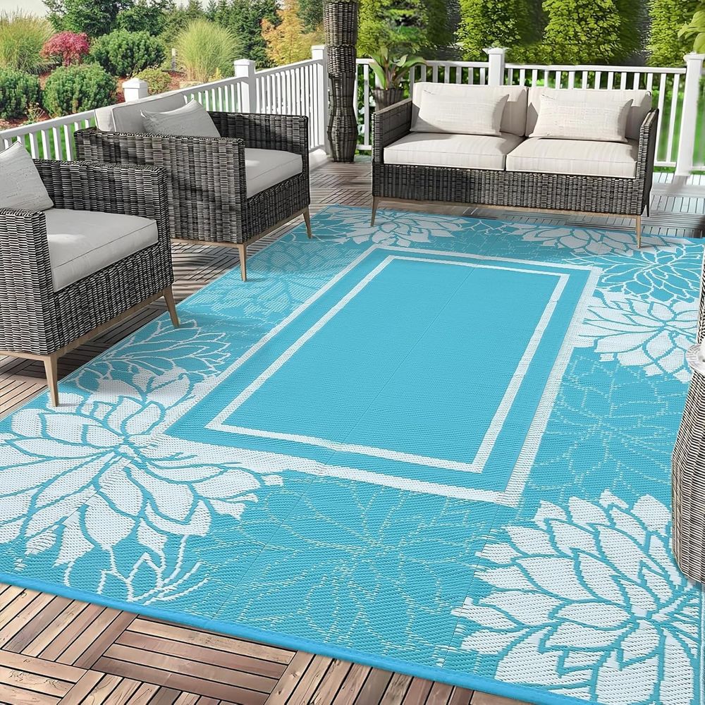 Lightweight 9x18 Outdoor Plast - Outdoor Camping Rugs 9X18 บทวิจารณ์และราคา