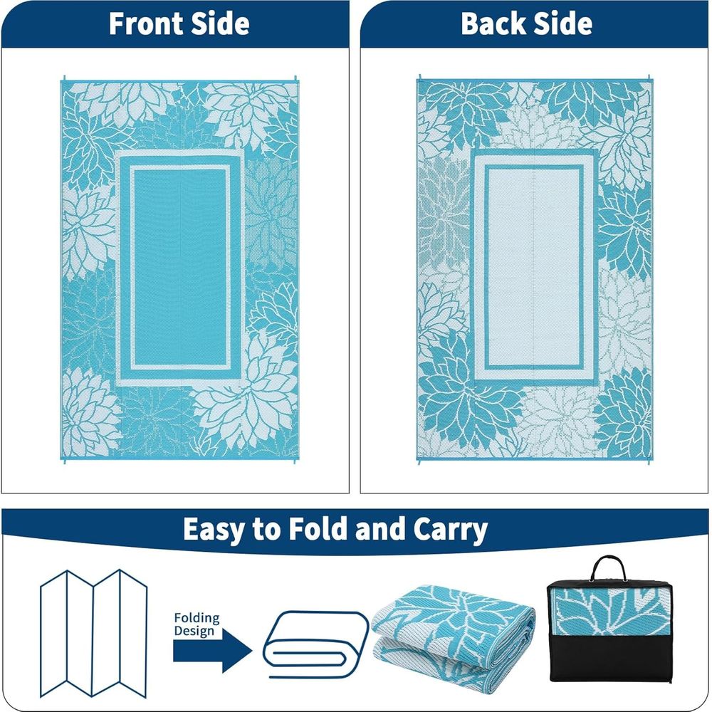 Lightweight 9x18 Outdoor Plast - Outdoor Camping Rugs 9X18 บทวิจารณ์และราคา