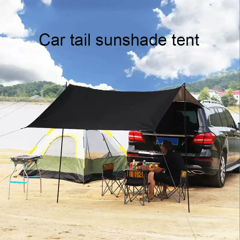 Car Anti-UV Side Awning Bat Sh - Outdoor Camping Van Tent บทวิจารณ์และราคา