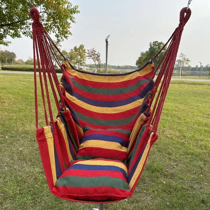 Hot Colorful Striped Canvas Ha - Camping Outdoor Or Indoor บทวิจารณ์และราคา
