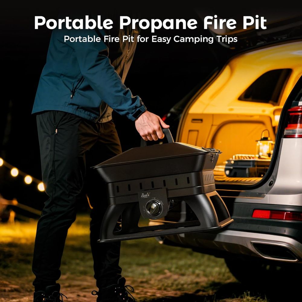 Portable Outdoor Fire Pit for  - Outdoor Camping Fire Pit บทวิจารณ์และราคา
