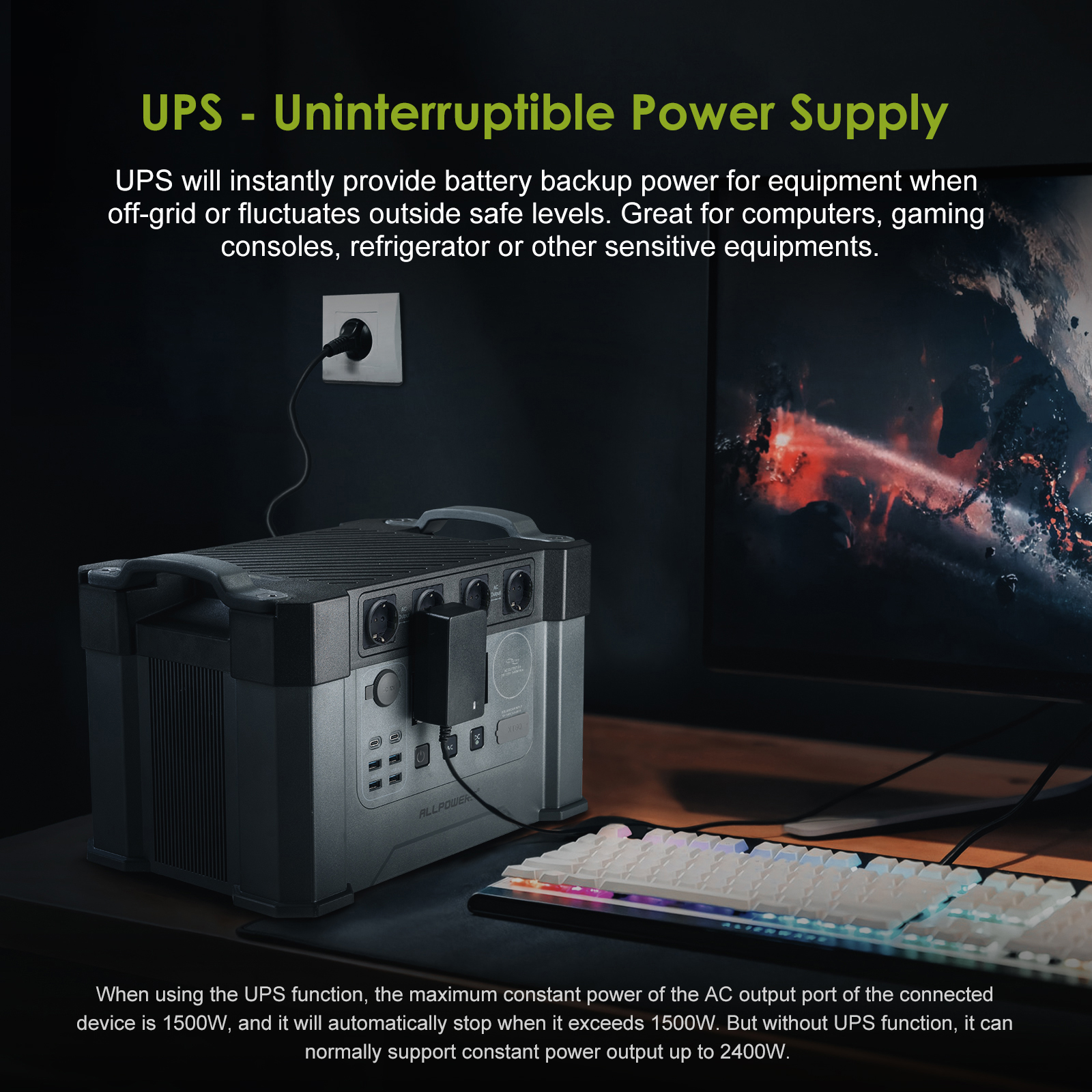 ALLPOWERS S2000 Pro Outdoor Ge - Outdoor Camping Kit บทวิจารณ์และราคา