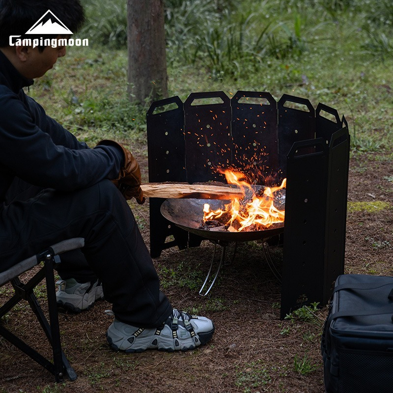 CAMPINGMOON YD-40 YD-50 Large  - Outdoor Camping Fire Pit บทวิจารณ์และราคา