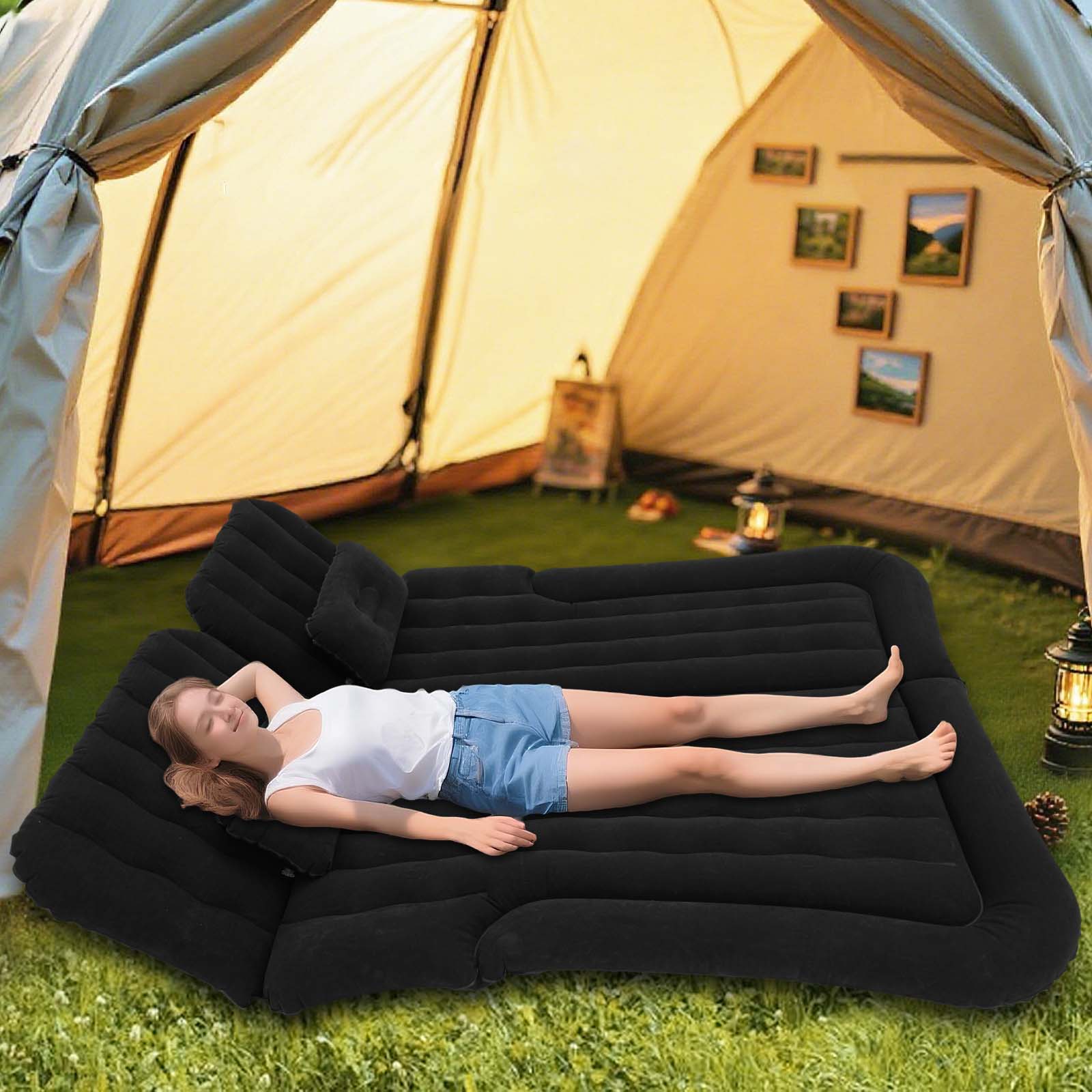 SUV Air Mattress With Pillows, - Camp Pillow Compressible บทวิจารณ์และราคา