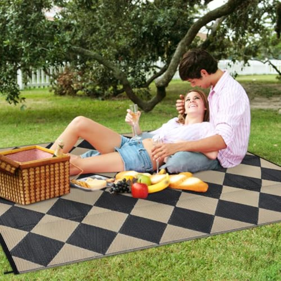 Large Outdoor Rug 9x18 for Pat - Outdoor Camping Rugs 9X18 บทวิจารณ์และราคา