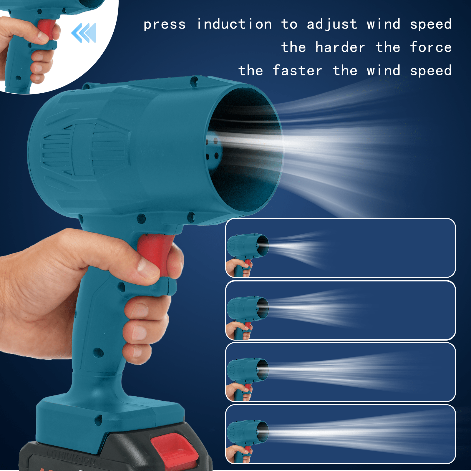 Handheld Black Powerful Blower - Camping Outdoor Or Indoor บทวิจารณ์และราคา