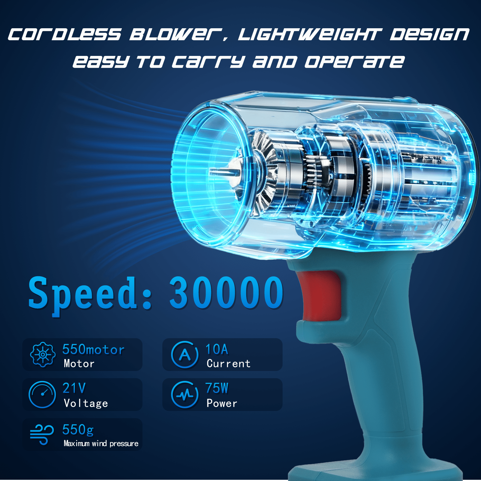 Handheld Black Powerful Blower - Camping Outdoor Or Indoor บทวิจารณ์และราคา