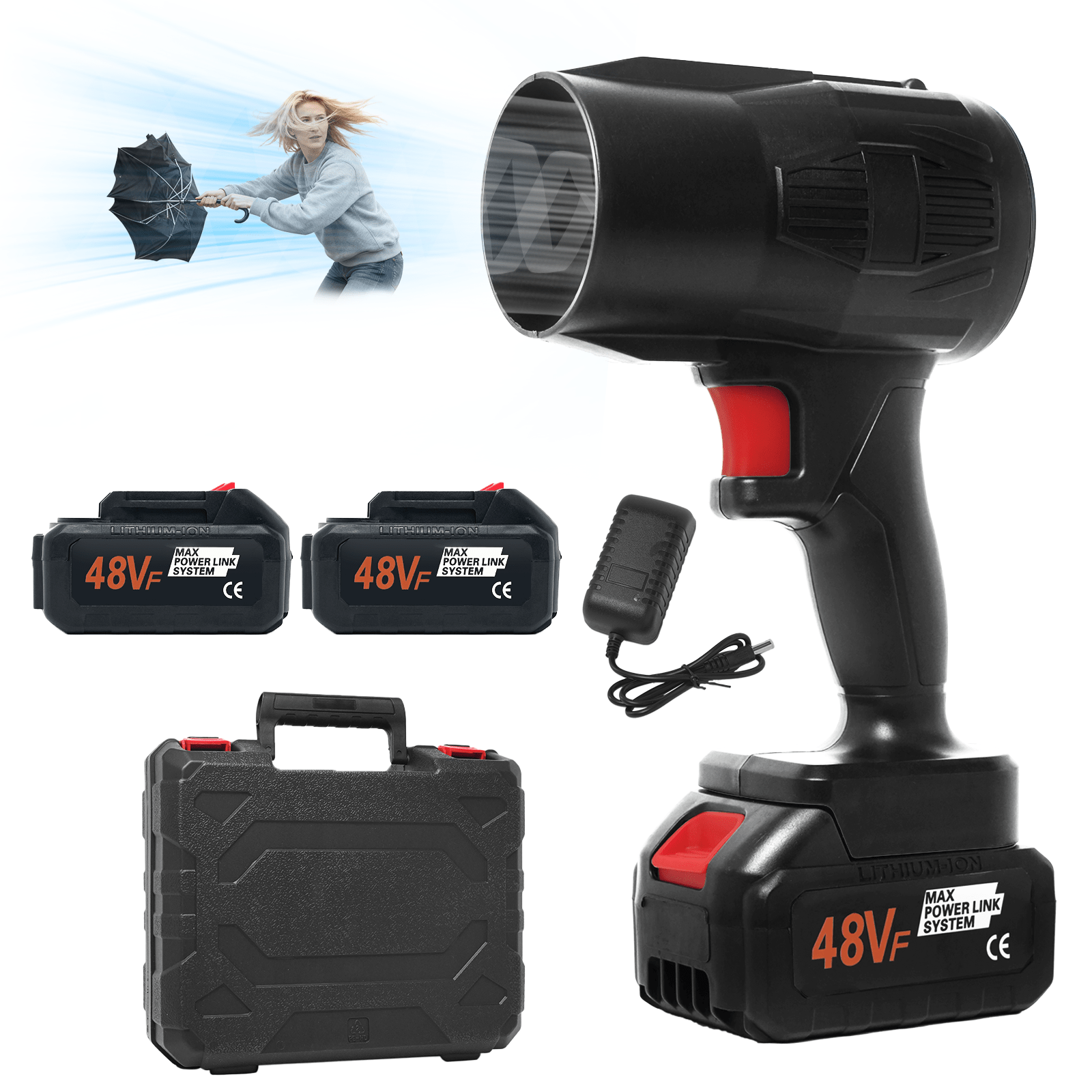 Handheld Black Powerful Blower - Camping Outdoor Or Indoor บทวิจารณ์และราคา