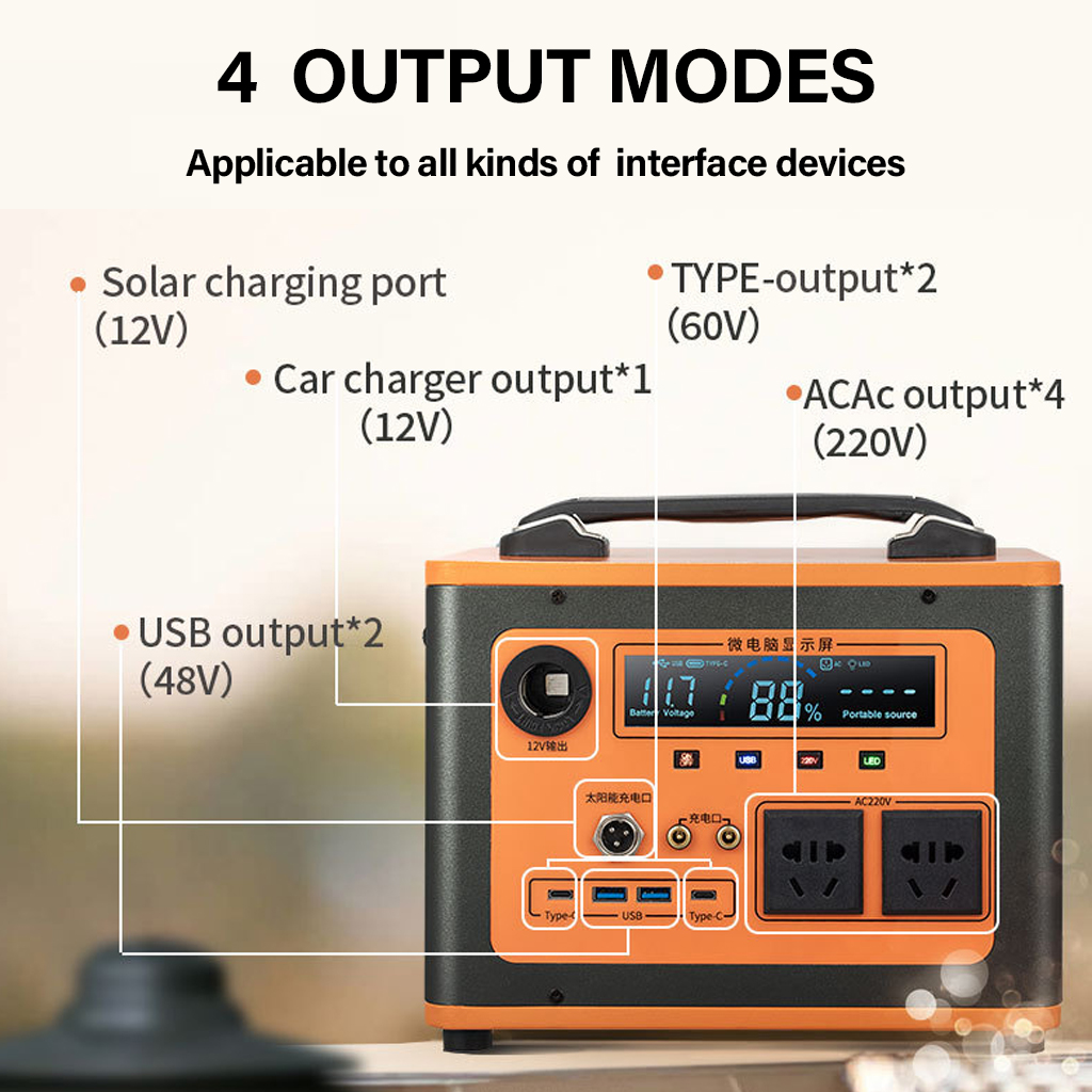 Portable Power Station 300/600 - Outdoor Camping Outfit บทวิจารณ์และราคา