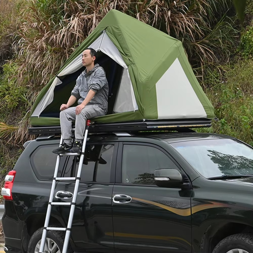 Inflatable Rooftop Tent Triang - Outdoor Camping Van Tent บทวิจารณ์และราคา