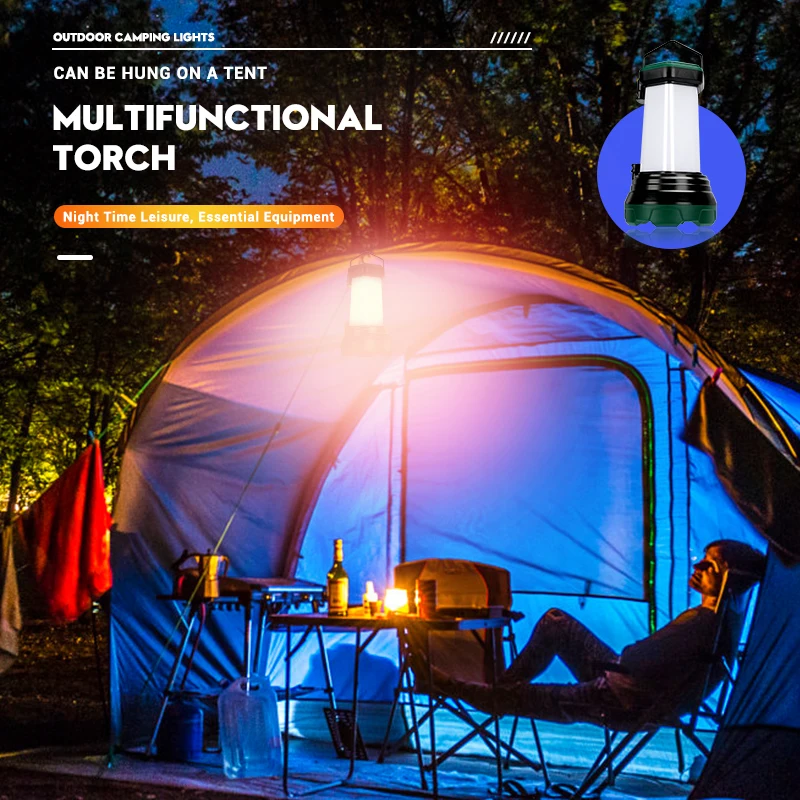 Portable Powerful LED Flashlig - Outdoor Camping Decor บทวิจารณ์และราคา