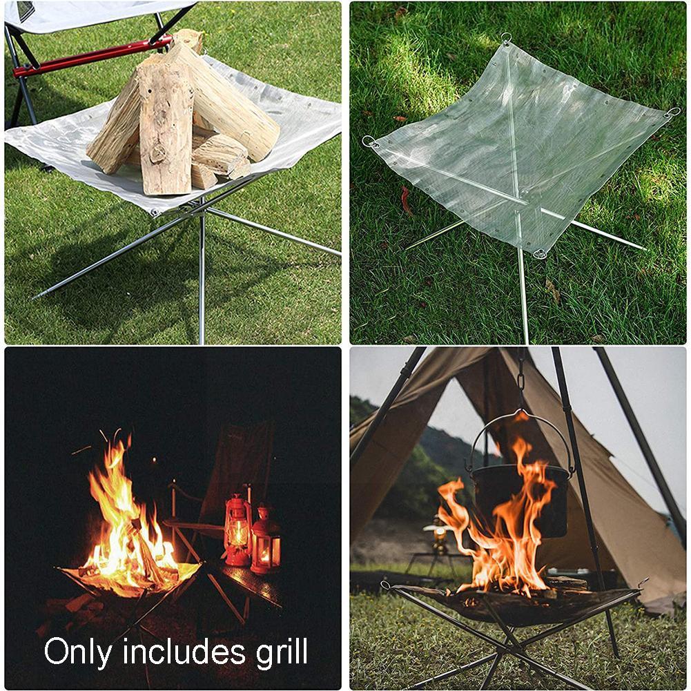 Portable Fire Pit Durable Outd - Outdoor Camping Fire Pit บทวิจารณ์และราคา