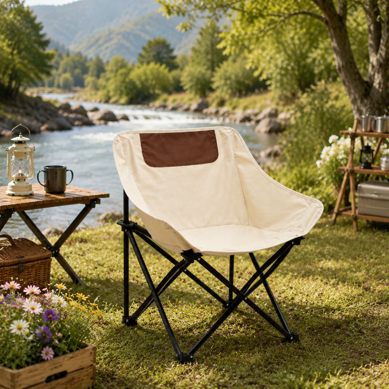 Portable Camping Chair, Foldab - Outdoor Camping Table And Chairs บทวิจารณ์และราคา