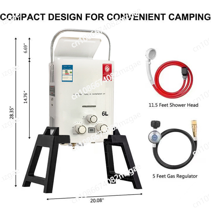 New Tankless Water Heater Outd - Outdoor Camping Hot Water Shower บทวิจารณ์และราคา