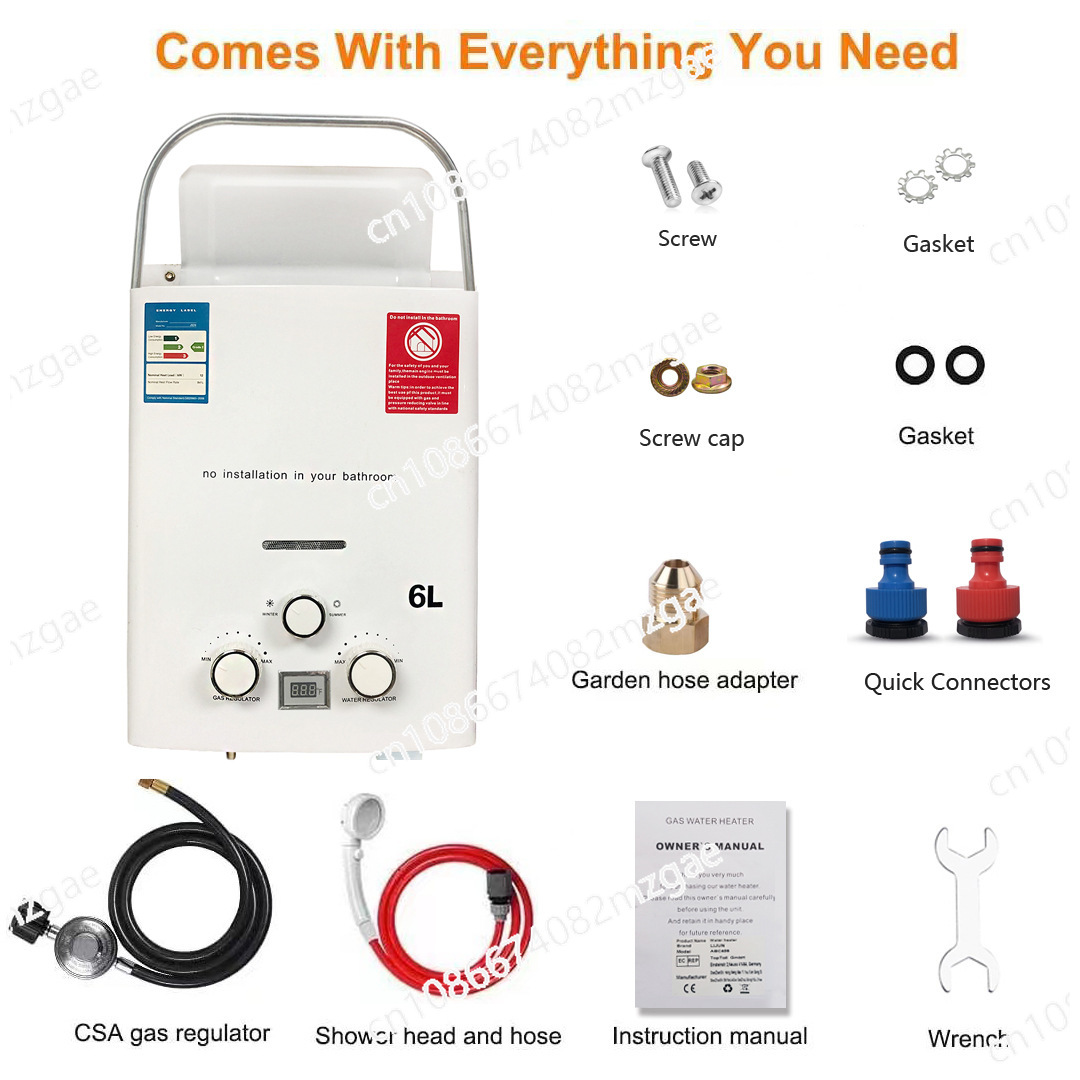 New Tankless Water Heater Outd - Outdoor Camping Hot Water Shower บทวิจารณ์และราคา