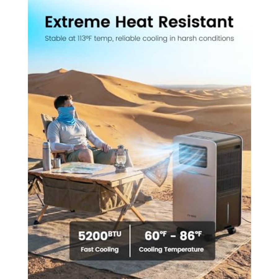 Portable camping air condition - Outdoor Camping Van Tent บทวิจารณ์และราคา