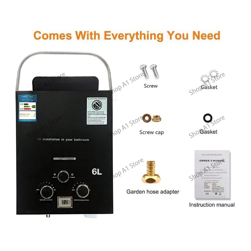 Water Heater 6L Outdoor Campin - Outdoor Camping Hot Water Shower บทวิจารณ์และราคา