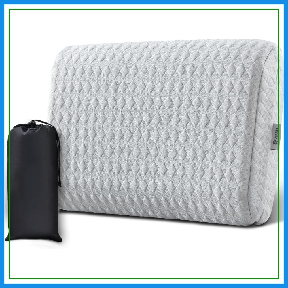 Memory Foam Travel Pillow, Por - Camp Pillow Compressible บทวิจารณ์และราคา