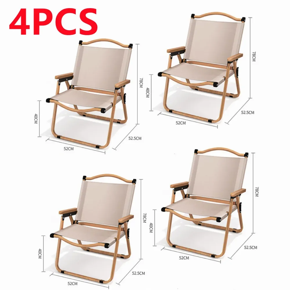 4/2/1PCS-khaki Camping Chair P - Outdoor Camping Table And Chairs บทวิจารณ์และราคา