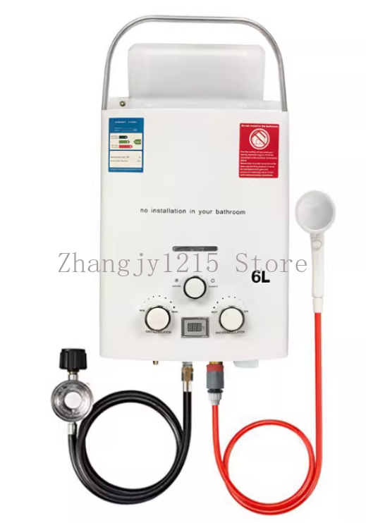 Propane LPG  Gas Tankless Wate - Outdoor Camping Hot Water Shower บทวิจารณ์และราคา