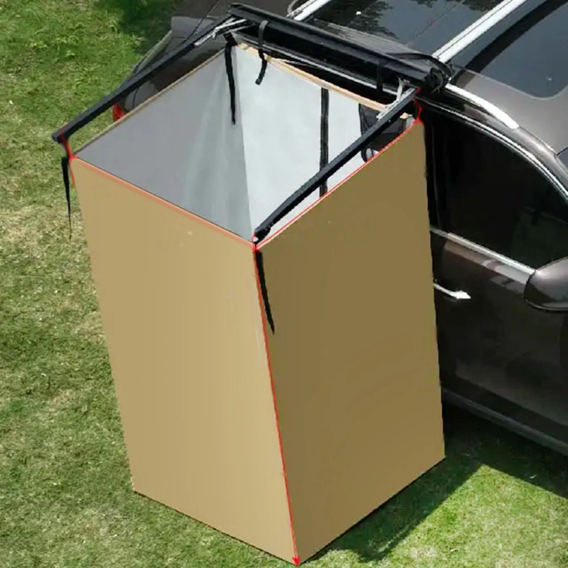 Car Side Shower Tent Waterproo - Outdoor Camping Van Tent บทวิจารณ์และราคา