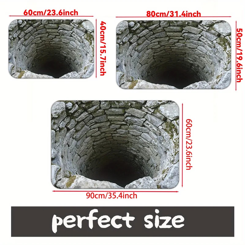 3D Optical Illusion Endless Ab - Outdoor Camping Rug Waterproof บทวิจารณ์และราคา