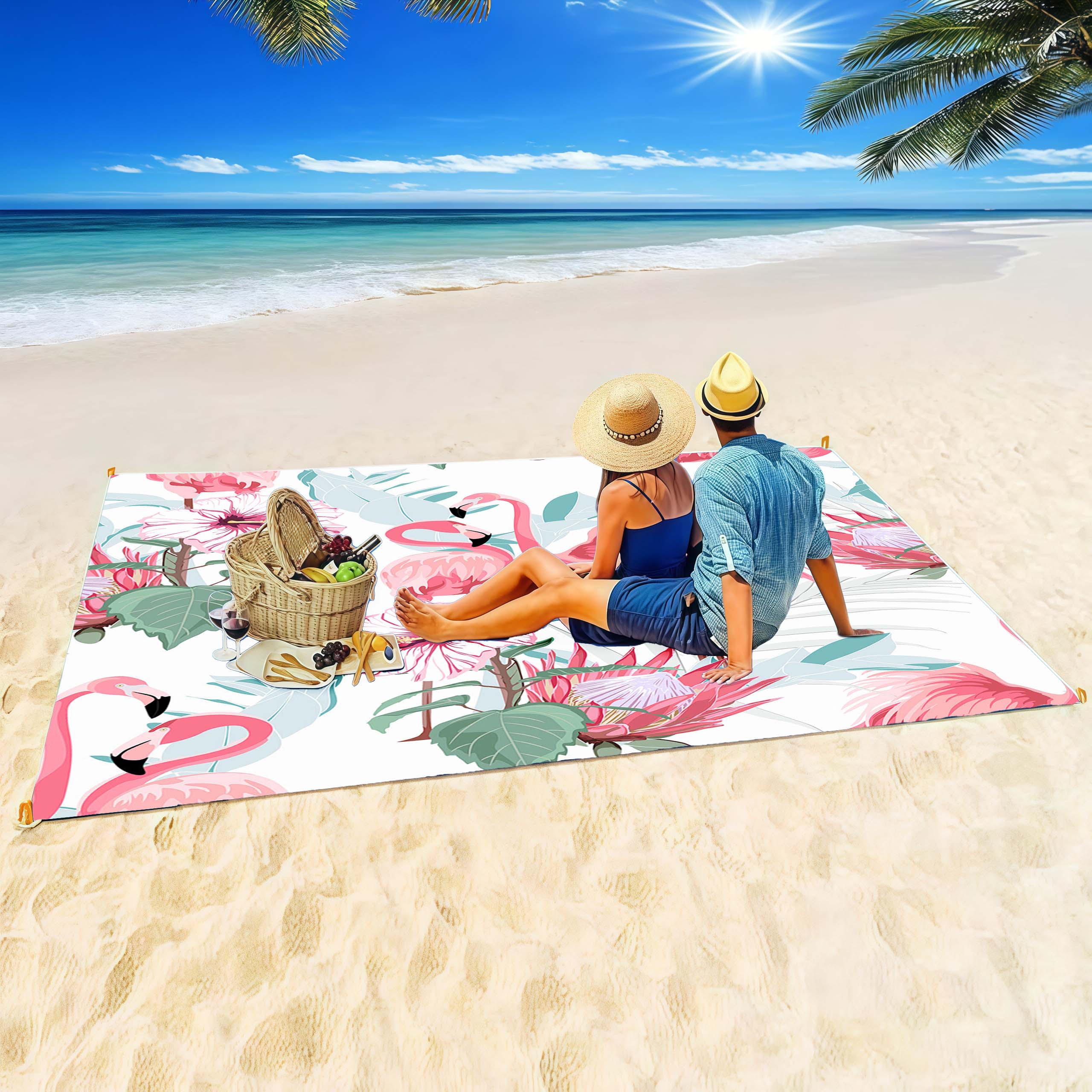 200x240cm Extra Large Bohemian - Outdoor Camping Rug Waterproof บทวิจารณ์และราคา