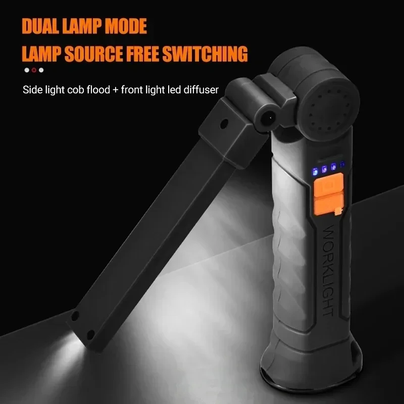 Portable COB LED Flashlight US - Outdoor Camping Decor บทวิจารณ์และราคา