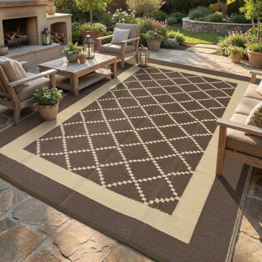 Outdoor Rug Waterproof 9x18 Pa - Outdoor Camping Rugs 9X18 บทวิจารณ์และราคา