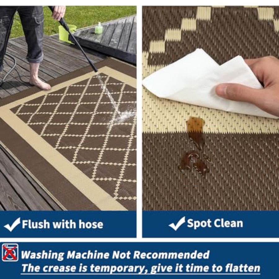 Outdoor Rug Waterproof 9x18 Pa - Outdoor Camping Rugs 9X18 บทวิจารณ์และราคา