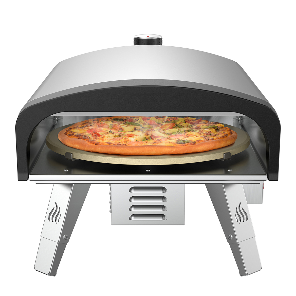 Pizza Oven With Stone Camping  - Outdoor Gas Camping Oven บทวิจารณ์และราคา