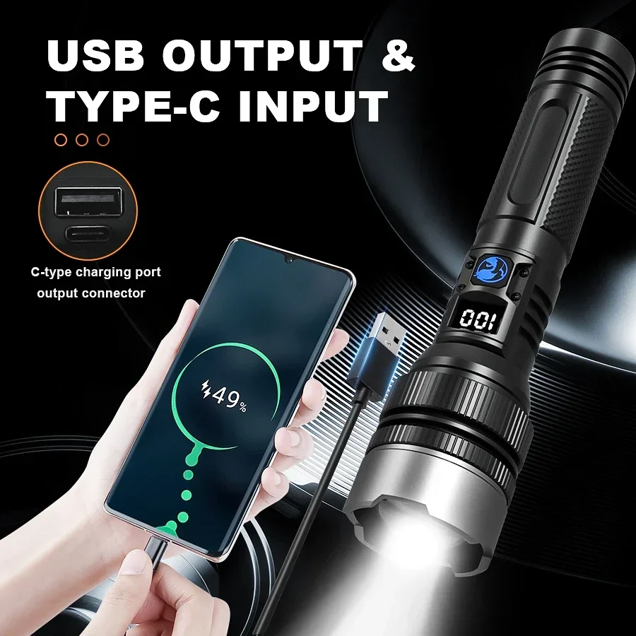 Ultra-Bright Rechargeable Flas - Outdoor Camping Decor บทวิจารณ์และราคา