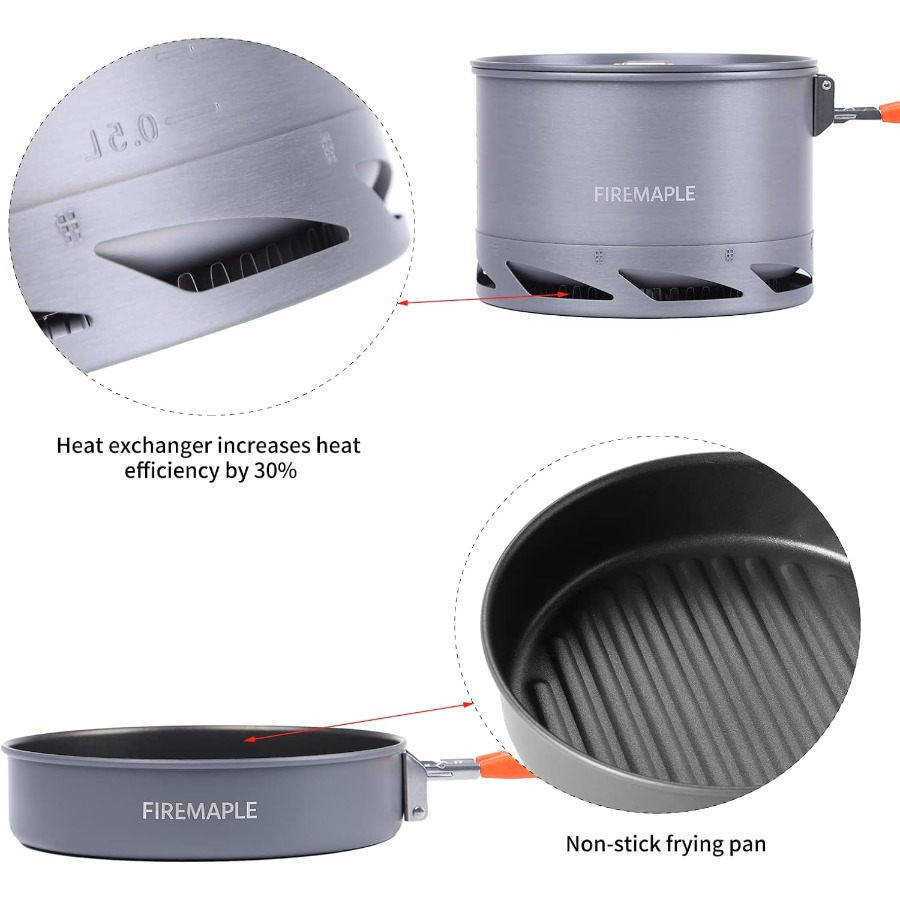 Fire-Maple Feast 4 Piece Campi - Outdoor Camping Kit บทวิจารณ์และราคา