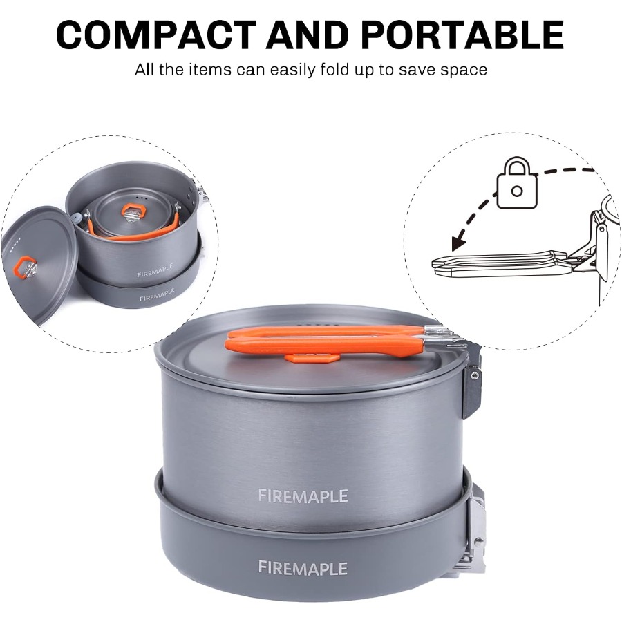 Fire-Maple Feast 4 Piece Campi - Outdoor Camping Kit บทวิจารณ์และราคา