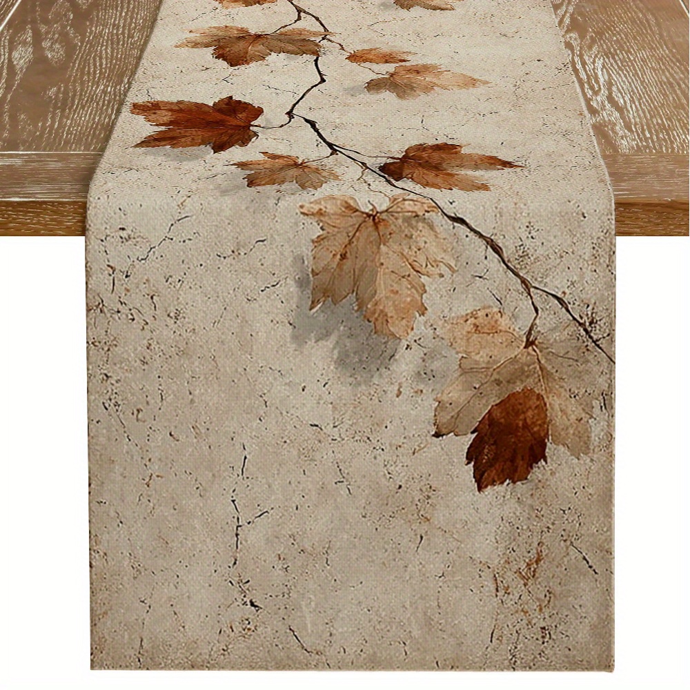 1 Autumn Fallen Leaf Theme Tab - Outdoor Camping Exhibition บทวิจารณ์และราคา