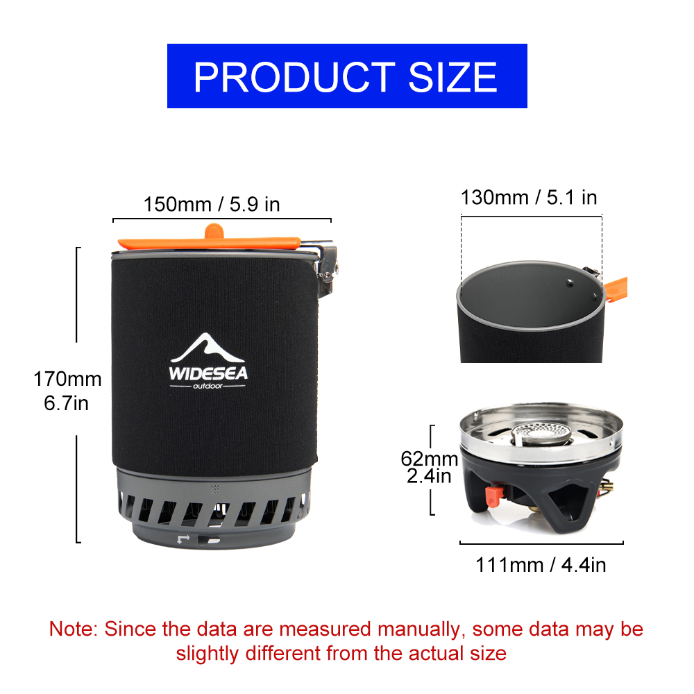 Widesea Camping Cooking System - Outdoor Gas Camping Oven บทวิจารณ์และราคา