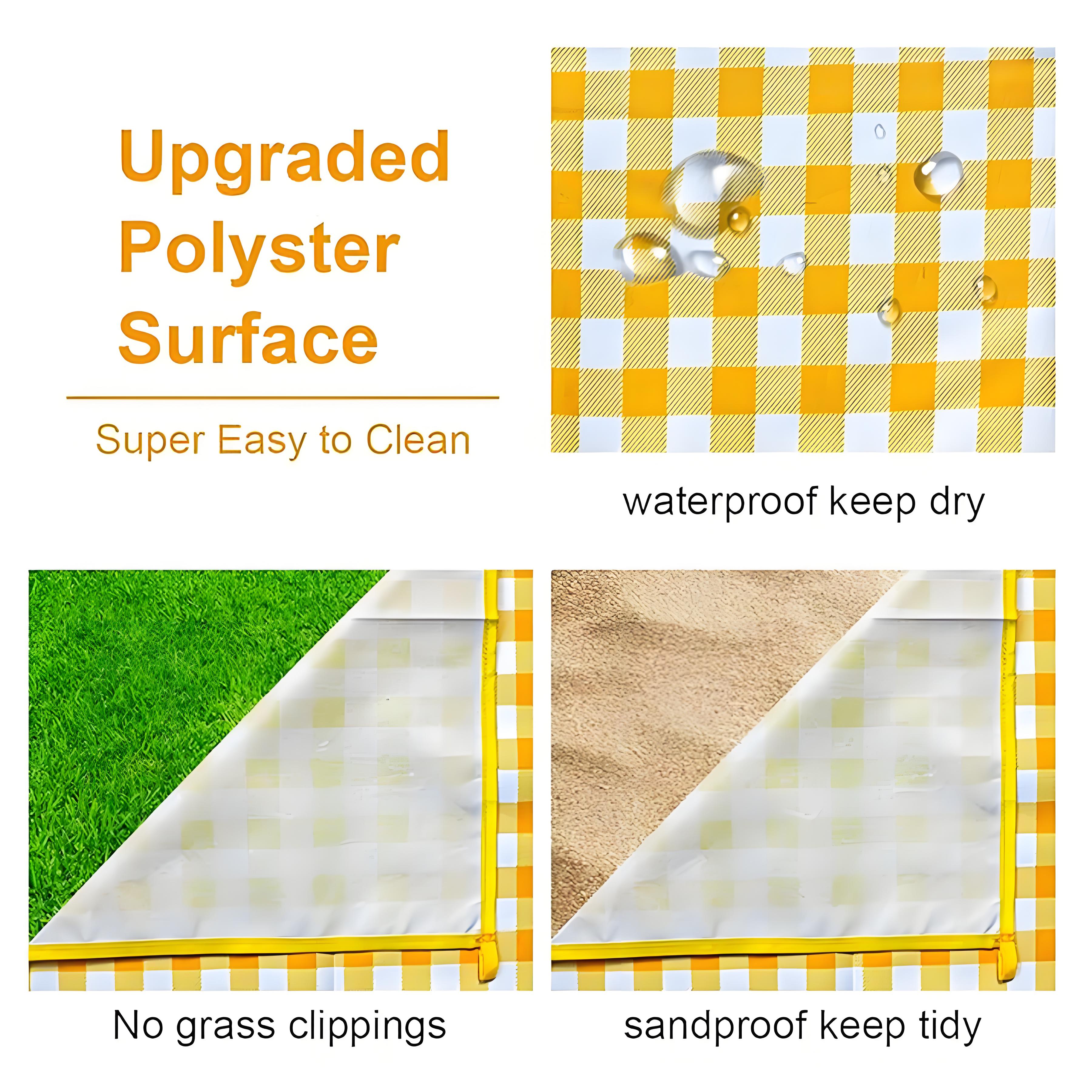 Waterproof Picnic Blanket, Por - Outdoor Camping Rug Waterproof บทวิจารณ์และราคา